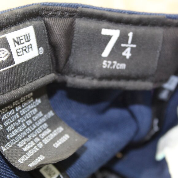 Dallas Cowboys NFL Hat New Era 59FIFTY 7 1/4 Fitted Navy Blue Star - Picture 7 of 9